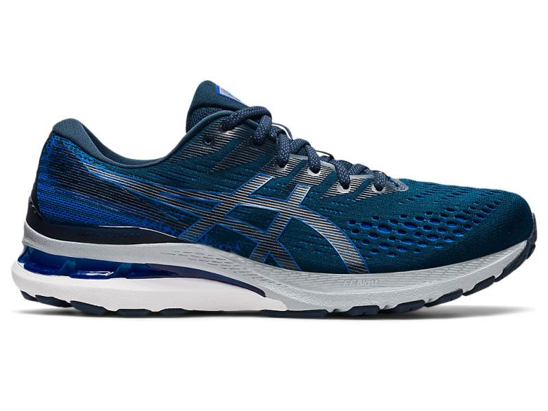 Sapatilhas Running Asics GEL-KAYANO 28 Wide Homem Azul Marinho, 0734A840.903